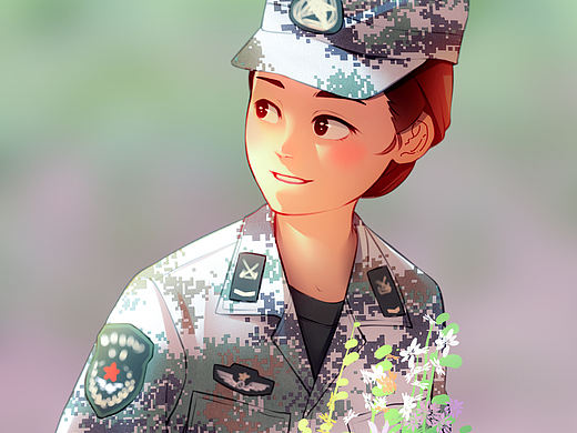 恋爱的女兵