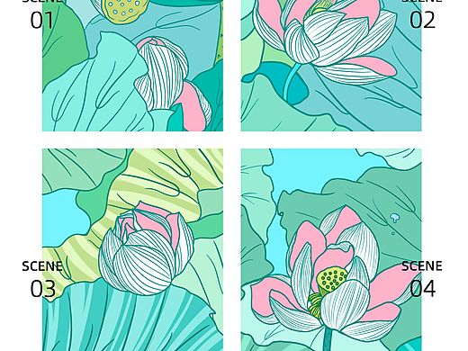 装饰画‖荷