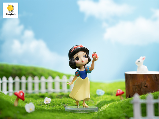 盲盒摄影｜迪士尼公主系列盲盒 名创优品 潮玩摄影 