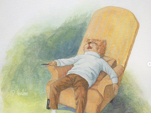 打盹儿 & 出门去（个人主页-ZNjA4MTU0NzY=） - 艺术插画 - 站酷设计师插画师Sijt簿簏棵原创素材 - 站酷ZCOOL