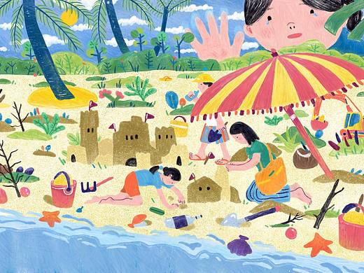 繪本——《快樂販賣機(jī)》（個人主頁-ZNjA1MjM2MDA=） - 商業(yè)插畫 - 站酷設(shè)計師吃蛋獸原創(chuàng)素材 - 站酷ZCOOL