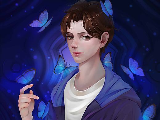 人像摸鱼（个人主页-ZMzg0NjIwMDg=） - 创作习作 - 站酷设计师桃月暮春原创素材 - 站酷ZCOOL