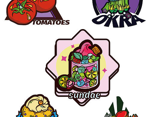 美食插画