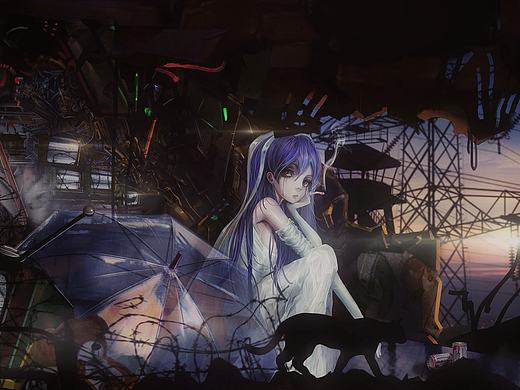 《雨后》