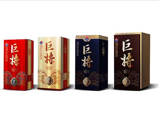 巨将白酒包装作品
