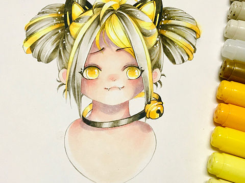 【马克笔】时光匣少女