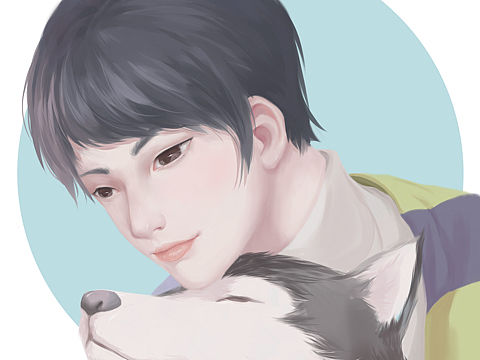 病娇and二哈？（个人主页-ZMjAxNzc1NDA=） - 单幅漫画 - 站酷设计师狸狸猪原创素材 - 站酷ZCOOL