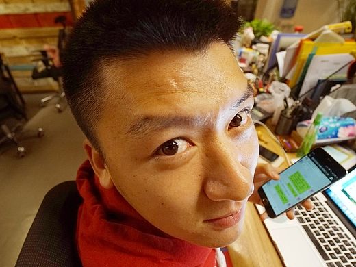 大广角拍同事