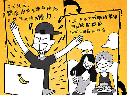 H5推广页插画设计