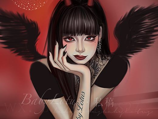 👿（个人主页-ZNjAzNDUwMjA=） - 商业插画 - 站酷设计师BabyLotus原创素材 - 站酷ZCOOL