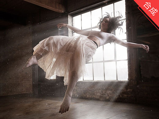 漂浮美女海报设计教程 - 数字合成 - - PS教程 -