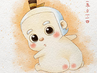 光屁屁系列10號~14號作品（個人主頁-ZNjgwNzc0OA==） - 新銳潮流插畫 - 站酷設(shè)計師高呱呱原創(chuàng)素材 - 站酷ZCOOL