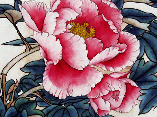 蓋了橡皮章的國畫-憶大學(xué)時(shí)光（個(gè)人主頁-ZMTQxNjA0MjA=） - 繪畫 - 站酷設(shè)計(jì)師島與晴設(shè)計(jì)原創(chuàng)素材 - 站酷ZCOOL