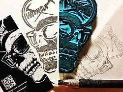 橡皮章—无法释怀的骷髅爱！Monster品牌logo