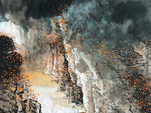 國畫山水大寫意（個(gè)人主頁-ZMTY0Njg1OTI=） - 繪畫 - 站酷設(shè)計(jì)師陳孟娜336699原創(chuàng)素材 - 站酷ZCOOL