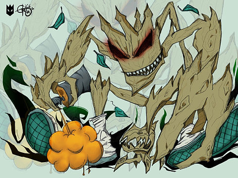 涂鸦树怪（个人主页-ZMzcyMTUzODg=） - 新锐潮流插画 - 站酷设计师3_tree原创素材 - 站酷ZCOOL