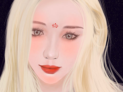 Beautiful girl one