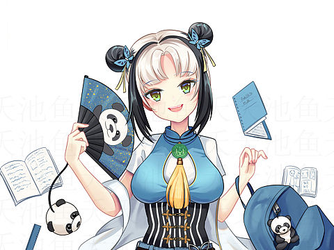 二次元美少女和Q版卡通