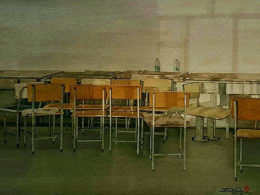 作品《匆匆那年》榮獲黑龍江省第七屆水彩畫(huà)雙年展銅獎(jiǎng)（個(gè)人主頁(yè)-ZMTkxNjI4ODg=） - 繪畫(huà) - 站酷設(shè)計(jì)師趙延強(qiáng)ART原創(chuàng)素材 - 站酷ZCOOL