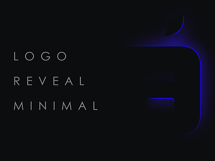 AE模板|简约动态渐变标志LOGO演绎广告电影预告片片头