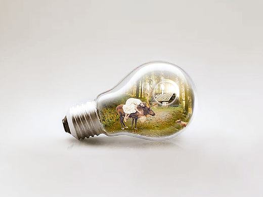 练习 灯泡世界（个人主页-ZMjEwNTc5MjQ=） - 其他平面 - 站酷设计师家明宝宝原创素材 - 站酷ZCOOL