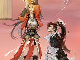 記錄下自己畫的第一張同人圖[z加油]希望能很快成為黑