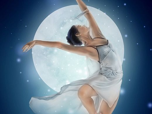月光下跳舞的女孩（个人主页-ZMTMxNTg4MDg=） - 创作习作 - 站酷设计师李腾Rose原创素材 - 站酷ZCOOL