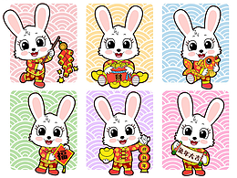 “福兔”卡通形象设计