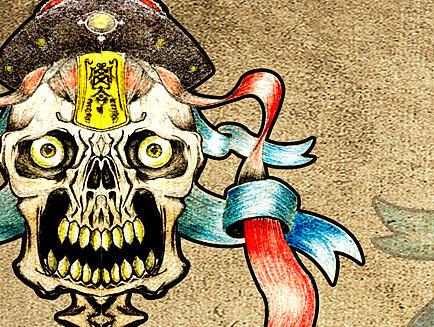 手绘骷髅05