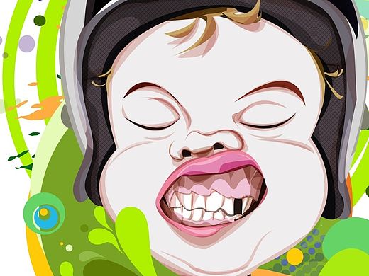 曼妥思广告插画设计