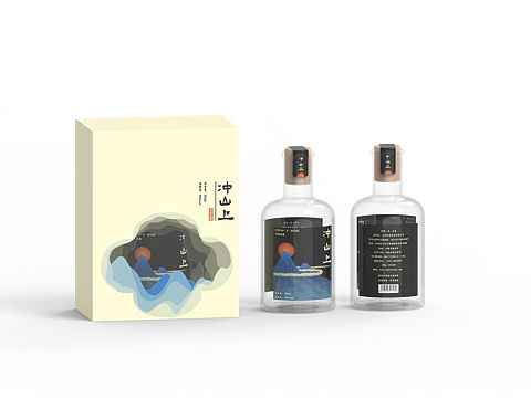 冲山上酒包装