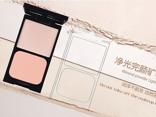 彩妆/首页全屏海报设计/化妆品/大气/粉饼/天猫海报