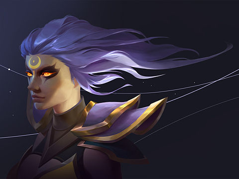 皎月 暗黑女武神