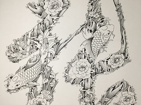 原创字体插画
