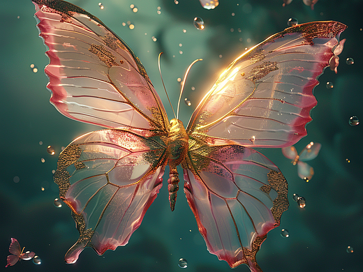 AIGC 蝴蝶（个人主页-ZNjg3MTQ4NjA=） - 商业插画 - 站酷设计师In_Gerk原创素材 - 站酷ZCOOL