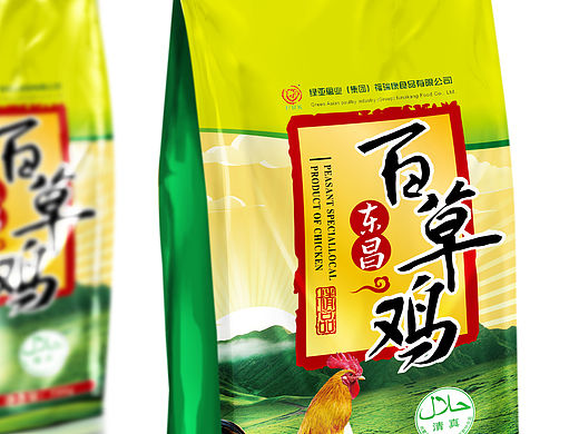一个鸡肉的包装