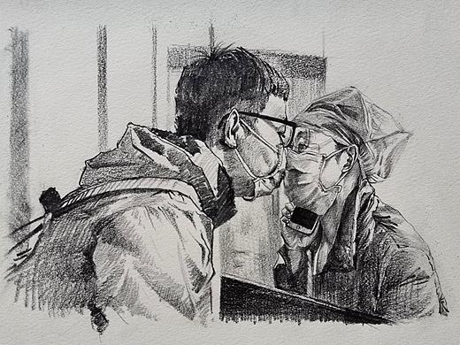 最美逆行者（个人主页-ZNDQ1ODMxMzY=） - 绘画 - 站酷设计师一束小草原创素材 - 站酷ZCOOL