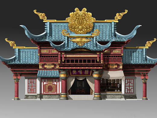 第一次学习画中国古建筑