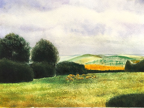 风景（个人主页-ZMjUyNDg5NzY=） - 绘画 - 站酷设计师花飞鱼原创素材 - 站酷ZCOOL