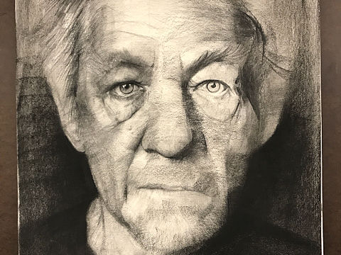 A portrait for my favorite actor.
