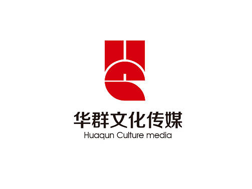 华群文化传媒标志源艺设计