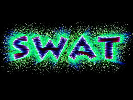 临摹个人作品：用极坐标滤镜制作放射线文字