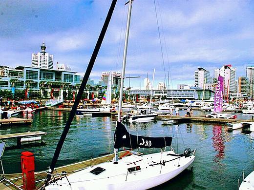 青岛。奥帆基地。