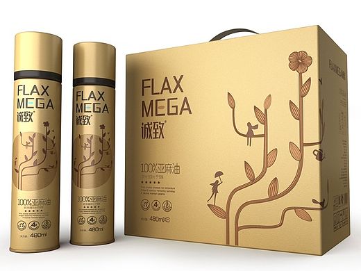 亚麻籽油包装，胡麻油包装，亚麻籽油包装，亚麻籽软胶囊包装设计，亚麻油包装设计，胡麻油包装设计，胡麻油