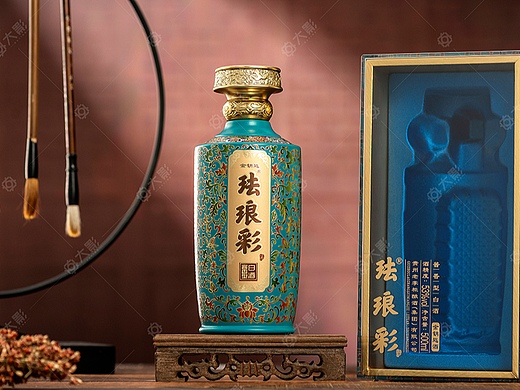 珐琅彩｜白酒摄影