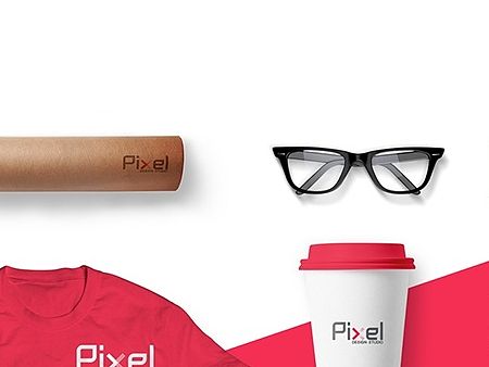 Pixel设计工作室、一套VI设计