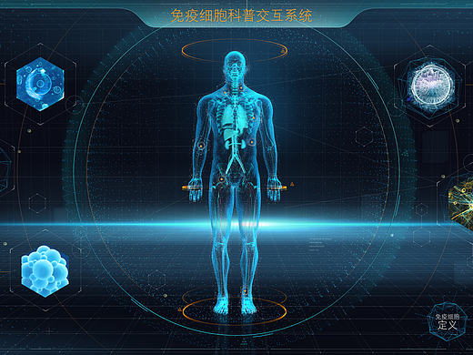某造血干细胞研究机构的展示系统