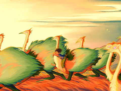 奔跑 奔跑（个人主页-ZNjAzODE3NjA=） - 艺术插画 - 站酷设计师江陆时原创素材 - 站酷ZCOOL