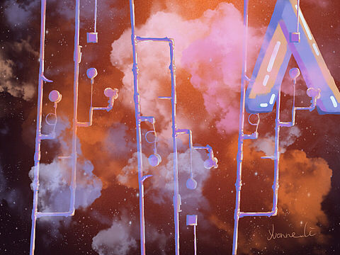 插画习作《気&卝》Day26