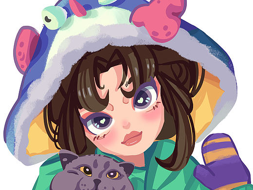 人物卡通风格（个人主页-ZNTc5Njk3MjQ=） - 创作习作 - 站酷设计师Z801968451原创素材 - 站酷ZCOOL